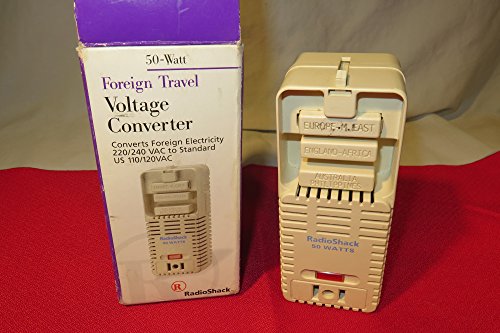 Radio Shack 273-1412 Multi-Nation Voltage Converter 50 watt