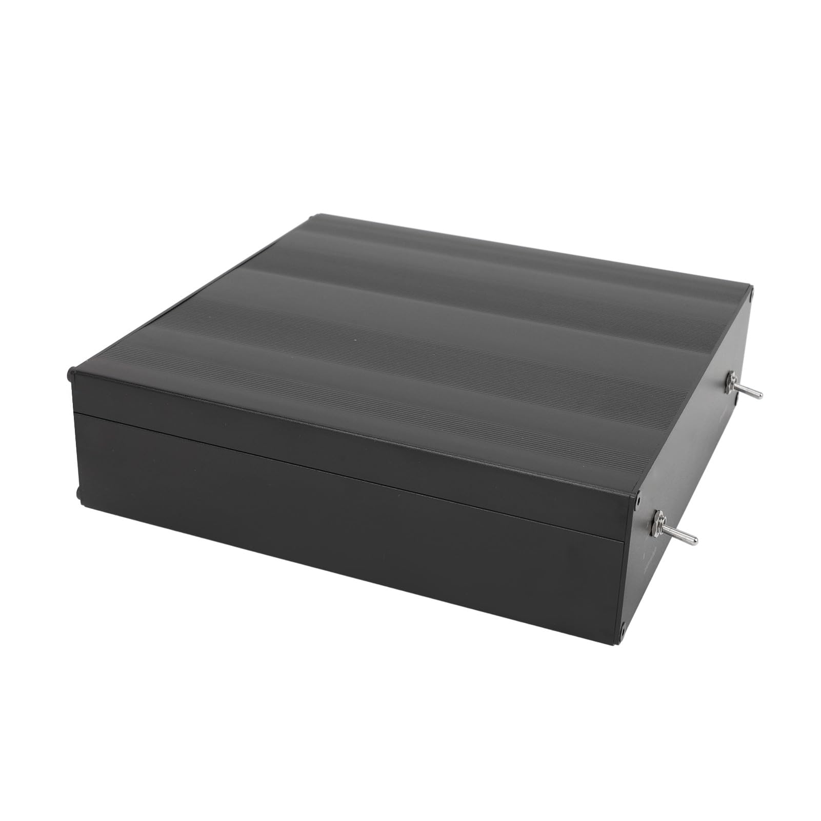 Interruptor Selector de Altavoz de Dos Amplificadores, Construcción de Cobre y Aluminio, Conveniente Salida 2 en 2 para Configuración de en el Hogar, Manejo de 500 W, Terminales Chapados en