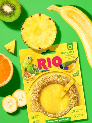 RIO Happy Ring voor parkieten en exotische vogels | 80 g | Aanvullend voeder snack | Kan bijdragen aan bezigheid | Ter bevordering van natuurlijk gedrag - Afbeelding 4