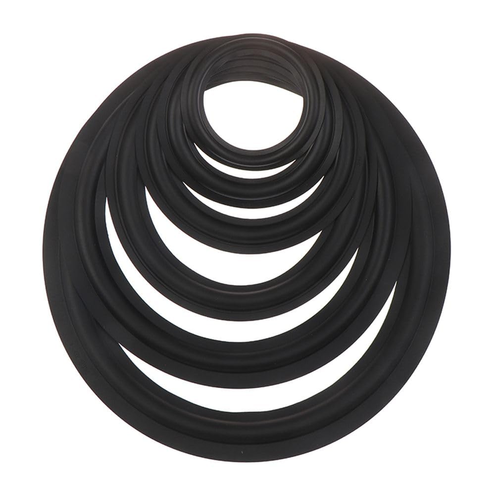 Anello di riparazione per altoparlanti pieghevole, parti di riparazione in gomma per bordi degli altoparlanti, accessori per la riparazione degli altoparlanti (20,3 cm)