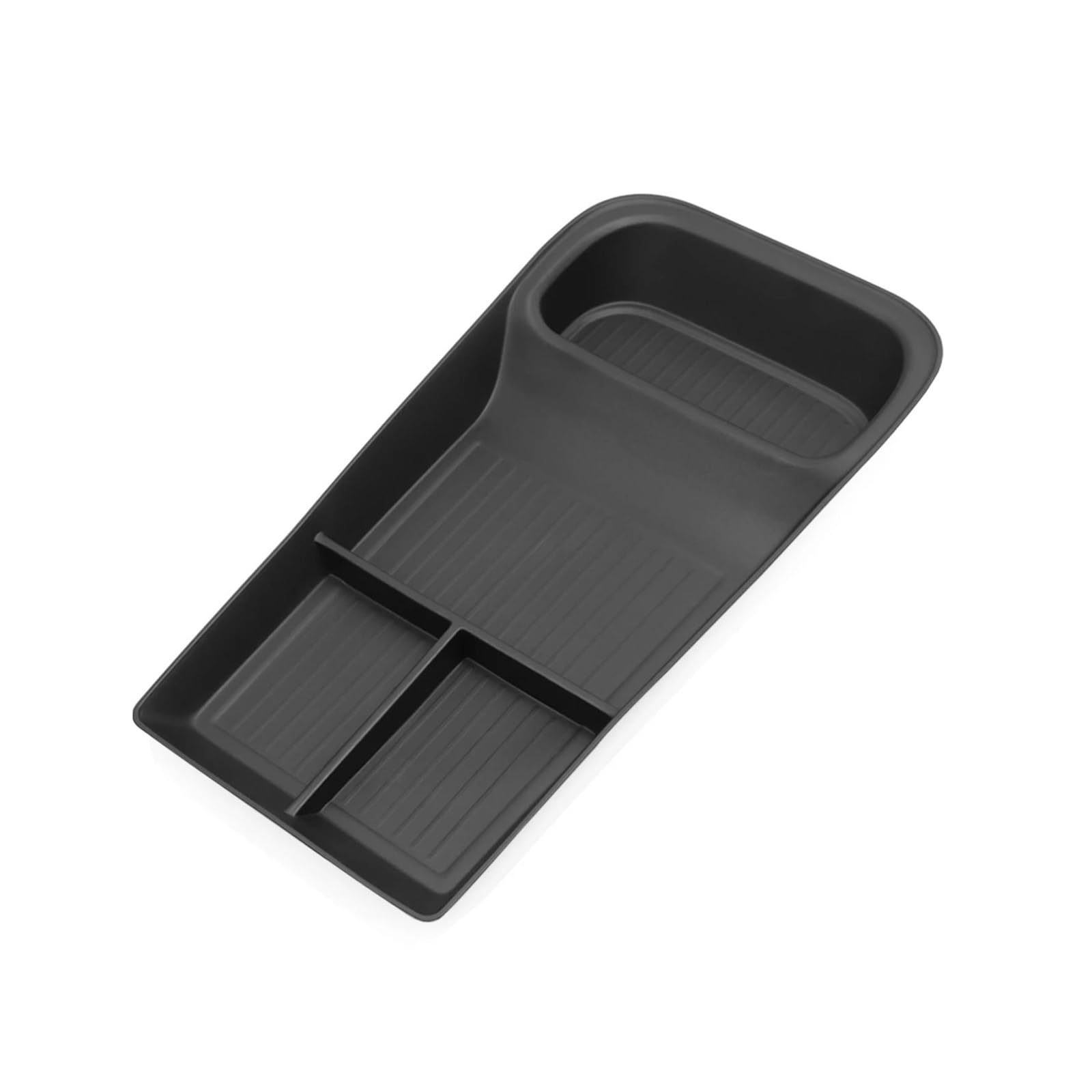 REQIANOZ For Polestar 4 2023 2024 Car Central Storage Box Center Console Lower Layer Tray Organizer Accessories Tidying
