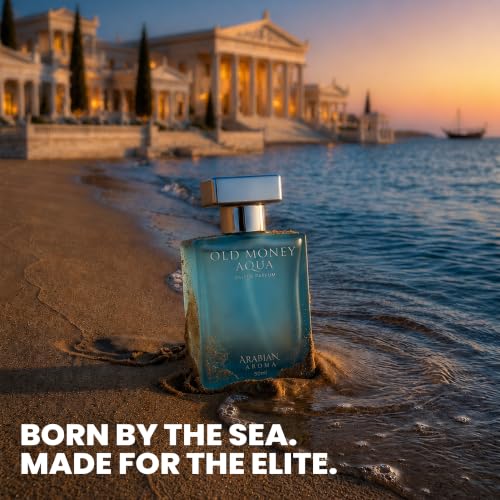 Image of Old Money Aqua Eau de Parfum for Men - 50ml | Fresh Aquatic & Citrus Fragrance | Long Lasting Perfume for Man - Mens Perfumes Long Lasting