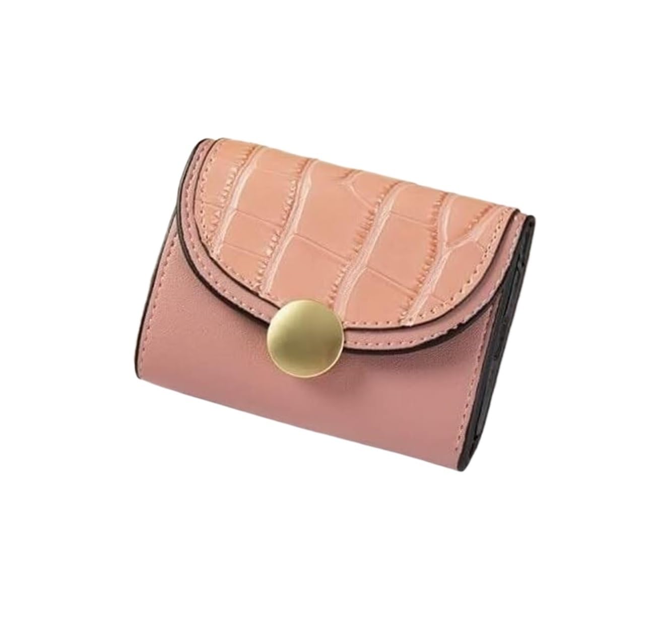 PorząDek W śRodku Portfel Damski W Stylu Retro, Prosta, Krótka Torebka Z Kopertówką Dla Dziewczynek, Kieszonka Na Monety, Zapinana Zatrzask Do PodróżY(Pink)