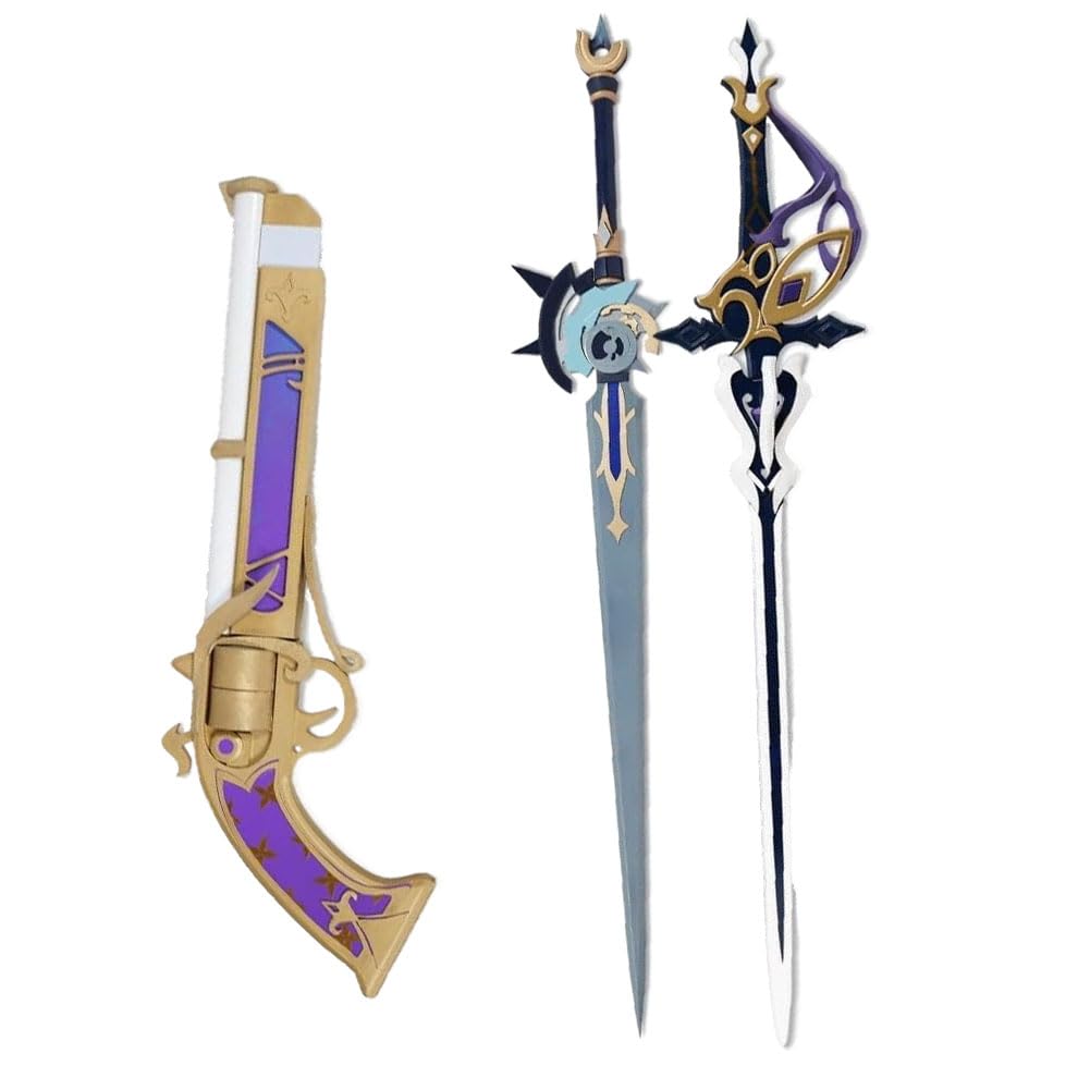 Amazon.co.jp: 原神 クロリンデ 武器 赦罪 鉄蜂の刺し 刀剣 木銃