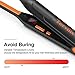 Terviiix Small Flat Iron for Short Hair, Temperature Adjustable Pencil Flat Iron Fast Heat Up, 3/10 Inch Beard Straightening Iron Dual Voltage with Tourmaline Ceramic Plates, Auto Shut Off