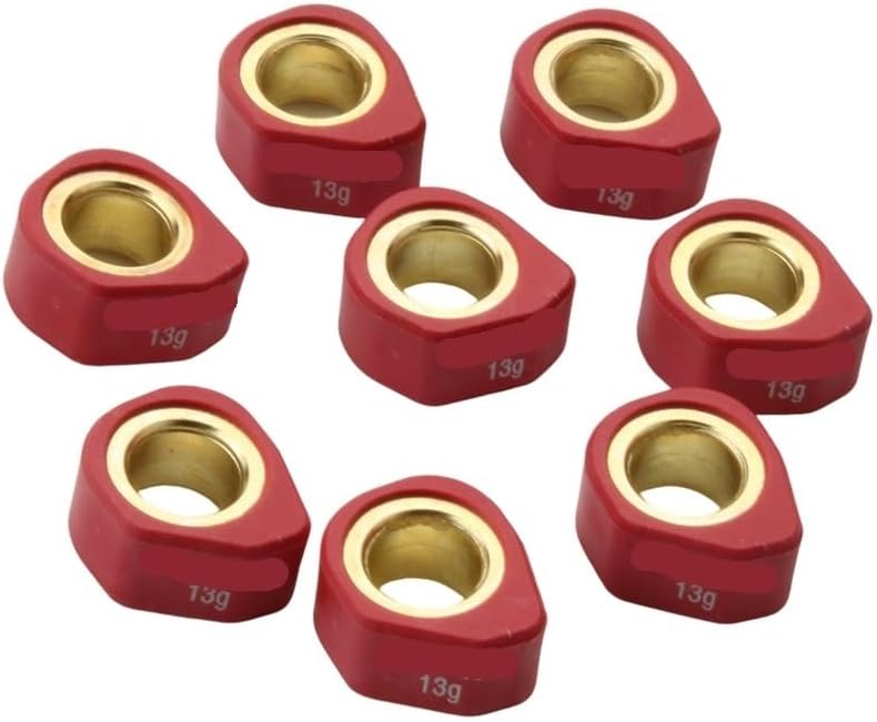 8pc Racing Roller Weights 20x12mm 9g 11g13g 16g Fit For J300 Ke Si Ma S Pa 250cc(20x12mm 16g)