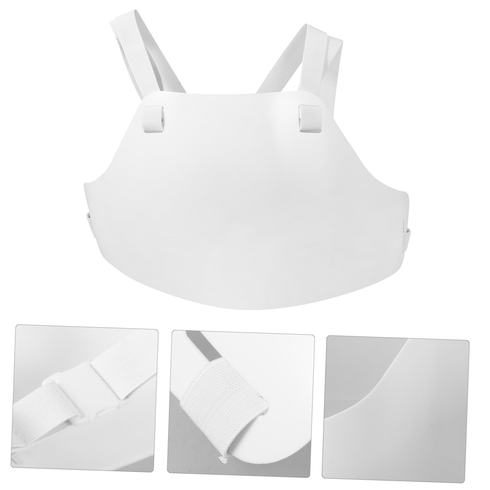 Abaodam Professioneller Brustpanzer Fencing Chest Guard für Jungen Wiederverwendbarer Robuster Schutz bei Intensivem Fechttraining Optimal Geformt für Männliche Fechter Langlebig und