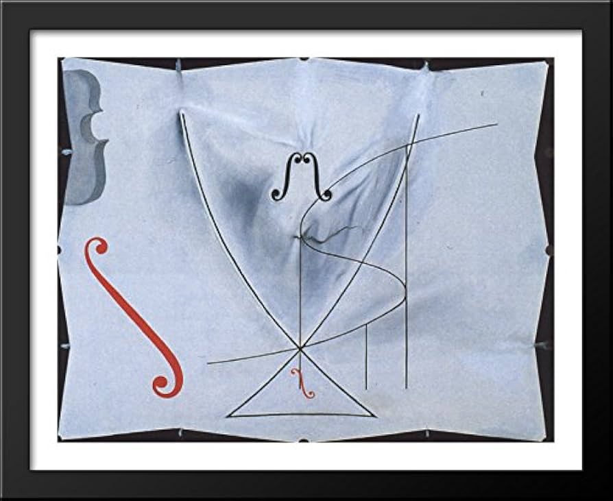 Amazon.com: The Swallow's Tail 34x28 Large Black Wood Framed