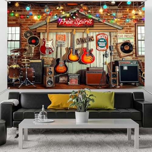 Fondo para fotografía música rock 7x5ft HANYING miniatura 5