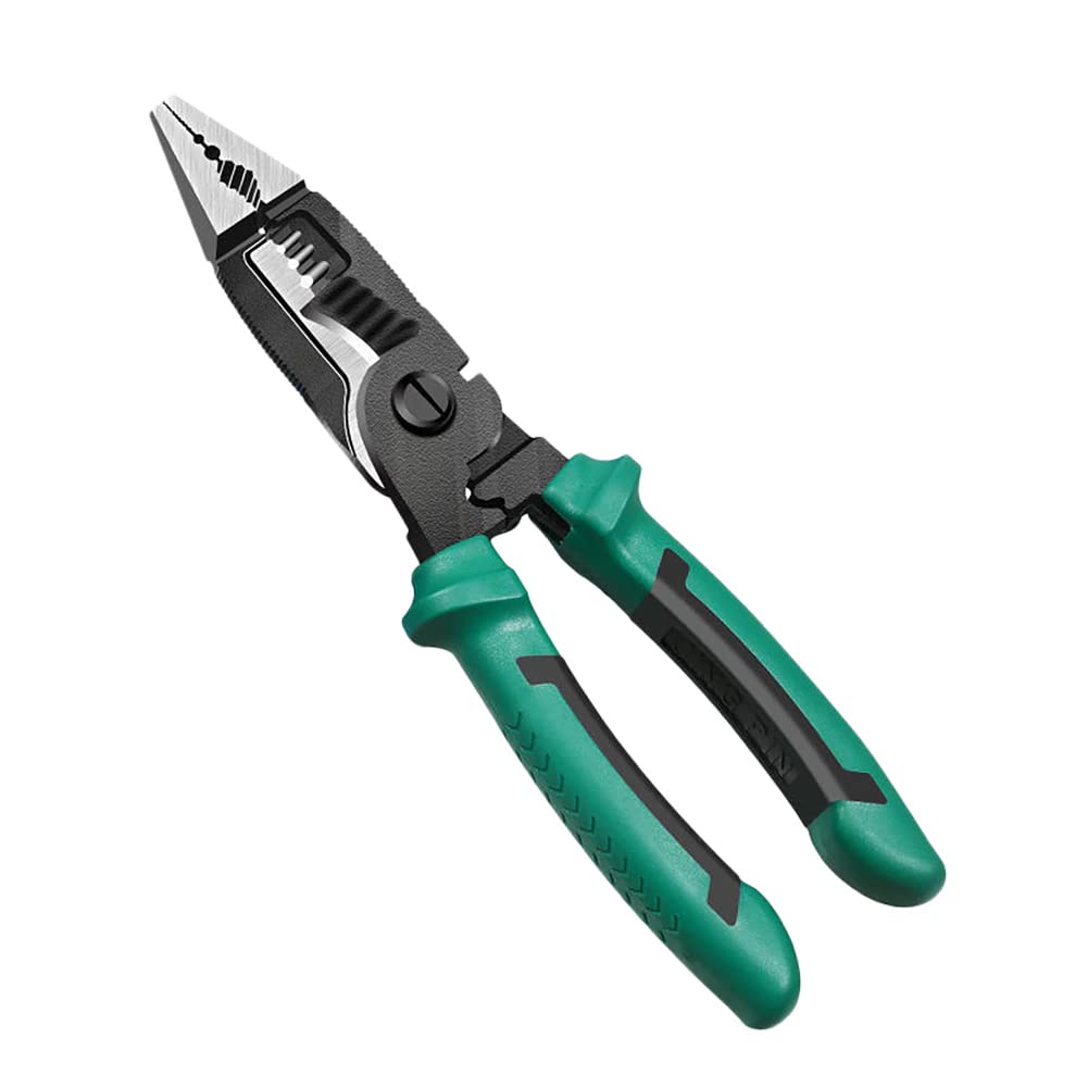 uptodateproducts Multifunction 9 in 1 Electric Pliers Long Nose Electrician Wire Stripping Cutter Clamp Hardware Cable Repairing Hand Tool (B0C43G33G5) Amazon Price History, Amazon Price Tracker
