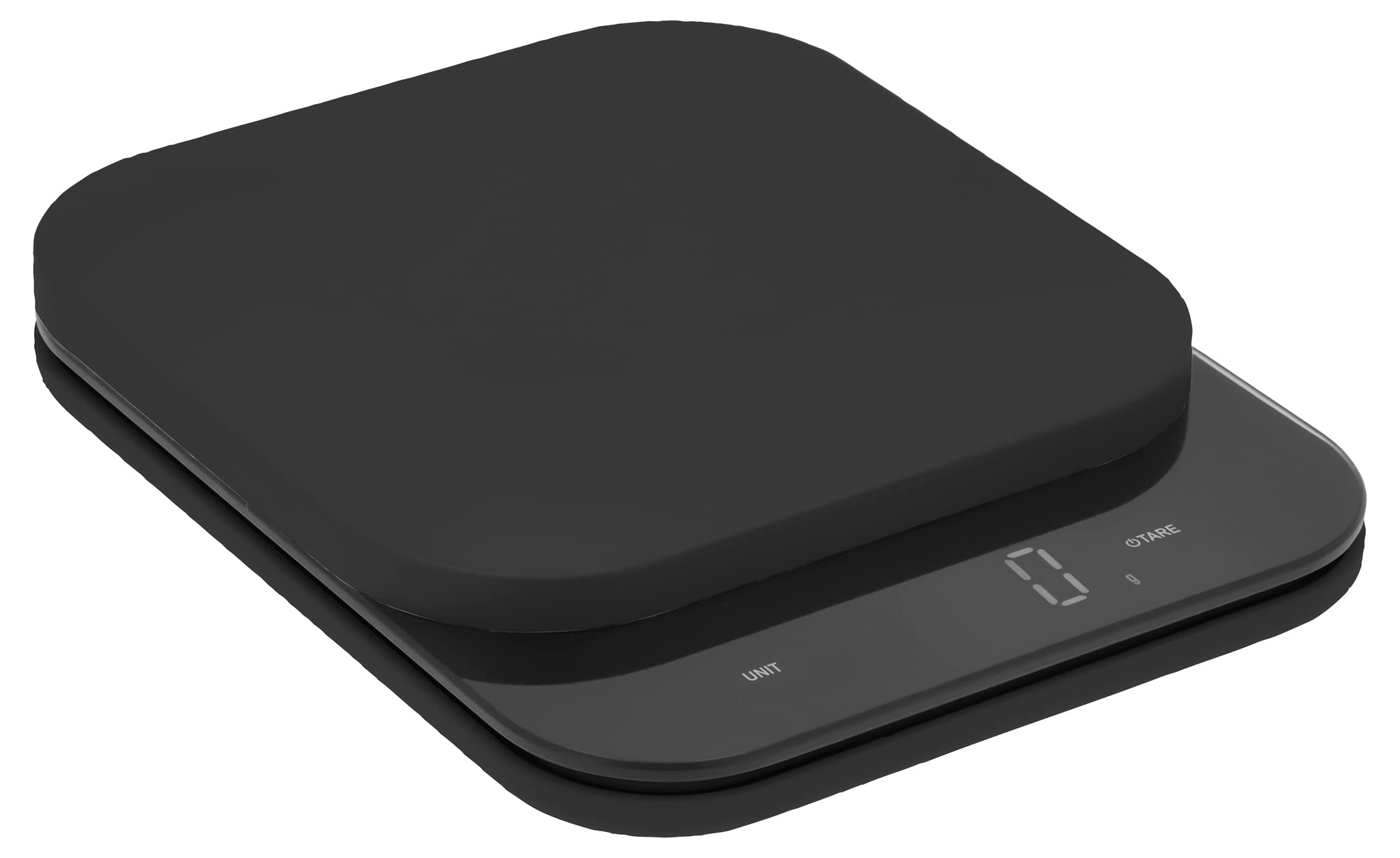 Rosti Mensura - Báscula digital de cocina con cuenco y función de tara, peso máximo 10 kg, 16,5 x 20,3 x 3,5 cm, color negro