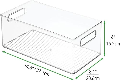Miniatura 5 de mDesign ClrComicStorgBinz, Plástico, Transparente, individual