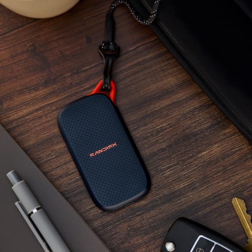 Sandisk 500GB Portable SSD, Up to 1000MB/s Read Speeds, Black (New Model) | External Solid State Drive, Compatible with Laptops & Tablets, Up to 2M Drop Protection, Up to 5x faster than HDD Pocket Size - image 8