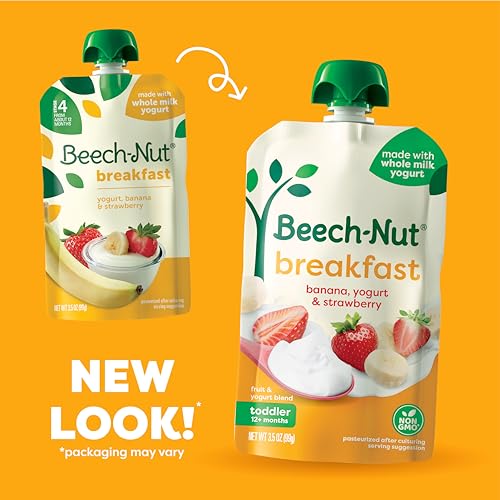 Beech-Nut Toddler Breakfast Food Pouches Variety Pack, 18 Pouches - Image 4