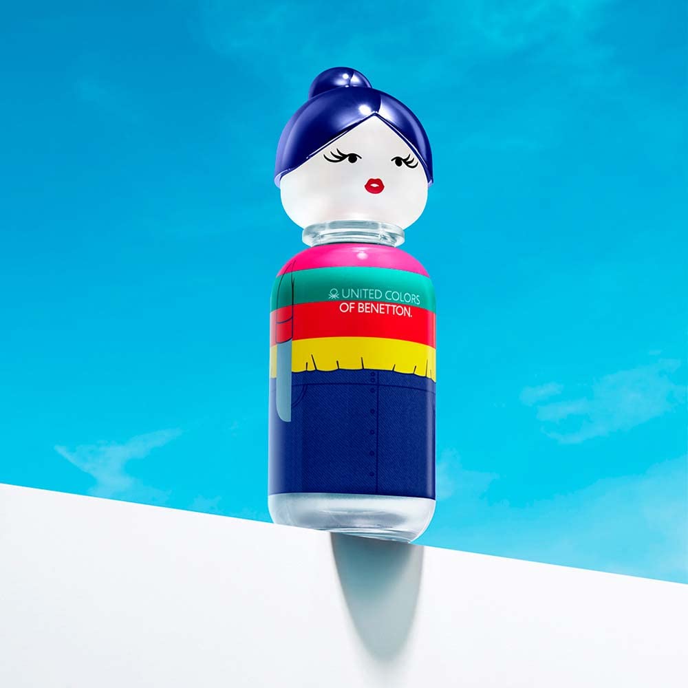 United Colors of Benetton, Sisterland Blue Neroli, Woda toaletowa dla kobiet, zapach bursztynu drzewnego z bergamotką, lawendą i wetywerem - 80 ml, 317,0 g