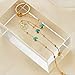 KROSS KULTURE Gold Bracelets for Women 18K Gold Back Hand Finger Ring Chain Trendy Thin Dainty Link Chain Bracelet with Life Tree Charm Waterproof Stainless Steel Fashion Accessory Gifts for Her.
