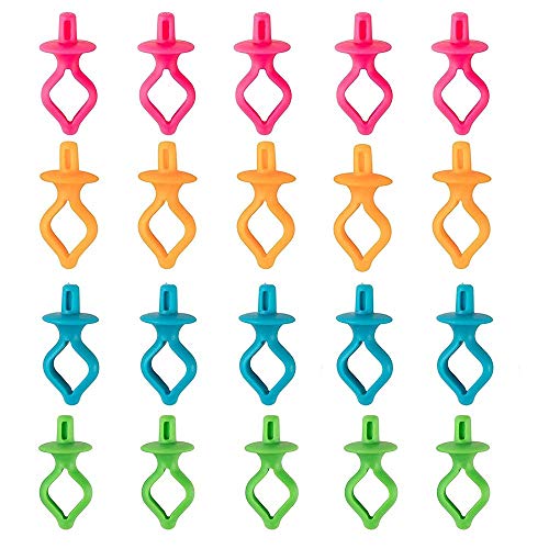 Bogoro Supports de Pinces à Canette,20pcs Pinces à Bobines de Fil,Support pour Bobine Clips à Canette,Pinces Porte-Bobines Canette Porte-Fil Clips Fil...