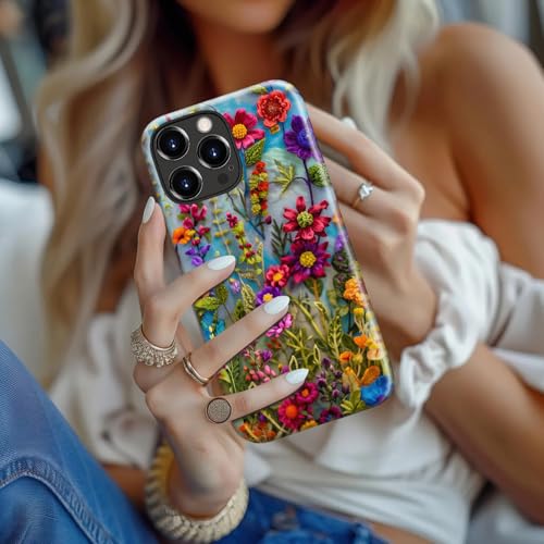 Coque iPhone 14 Pro DEENAKIN rigide double couche et silicone antichoc à motif Mélodie