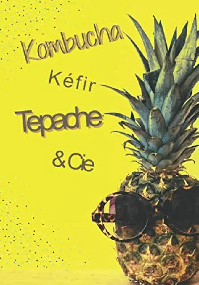 Kombucha Kéfir Tepache & Cie: Cahier à remplir pour recettes boissons fermentées naturelles avec suivi de fermentation-(FR2) (French Edition)
