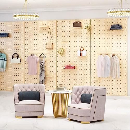 Genérico Estante de Pared para Herramientas con Tablero Perforado para Garaje, Almacenamiento de Brocas, Juego de Llaves, Soportes, Paneles de Tablero Perforado, Paneles organizadores de Pared con ta