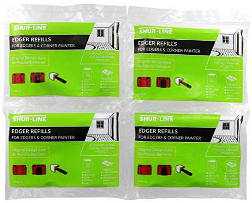 Shur-Line 2001046 Replacement Pad Bundle For Corner Painter And Edger 3.75 X 4.75 Inches (8 Pads Included) #TOP1