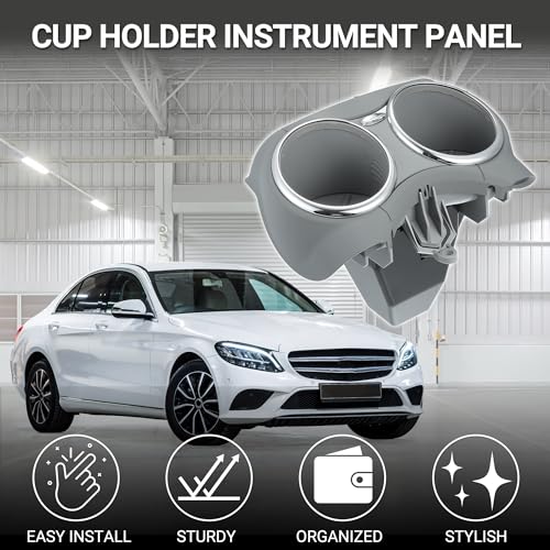 Portavasos para Mercedes-Benz CLS500 2006 práctico gris miniatura 2