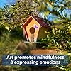 12 DIY Bird House Kits For Children to Build - Wood Birdhouse for Kids to Paint - Unfinished Bird Houses - Spring Crafts Kits - Wooden Arts & Craft for Girls & Boys - Classroom & Spring Activity #5