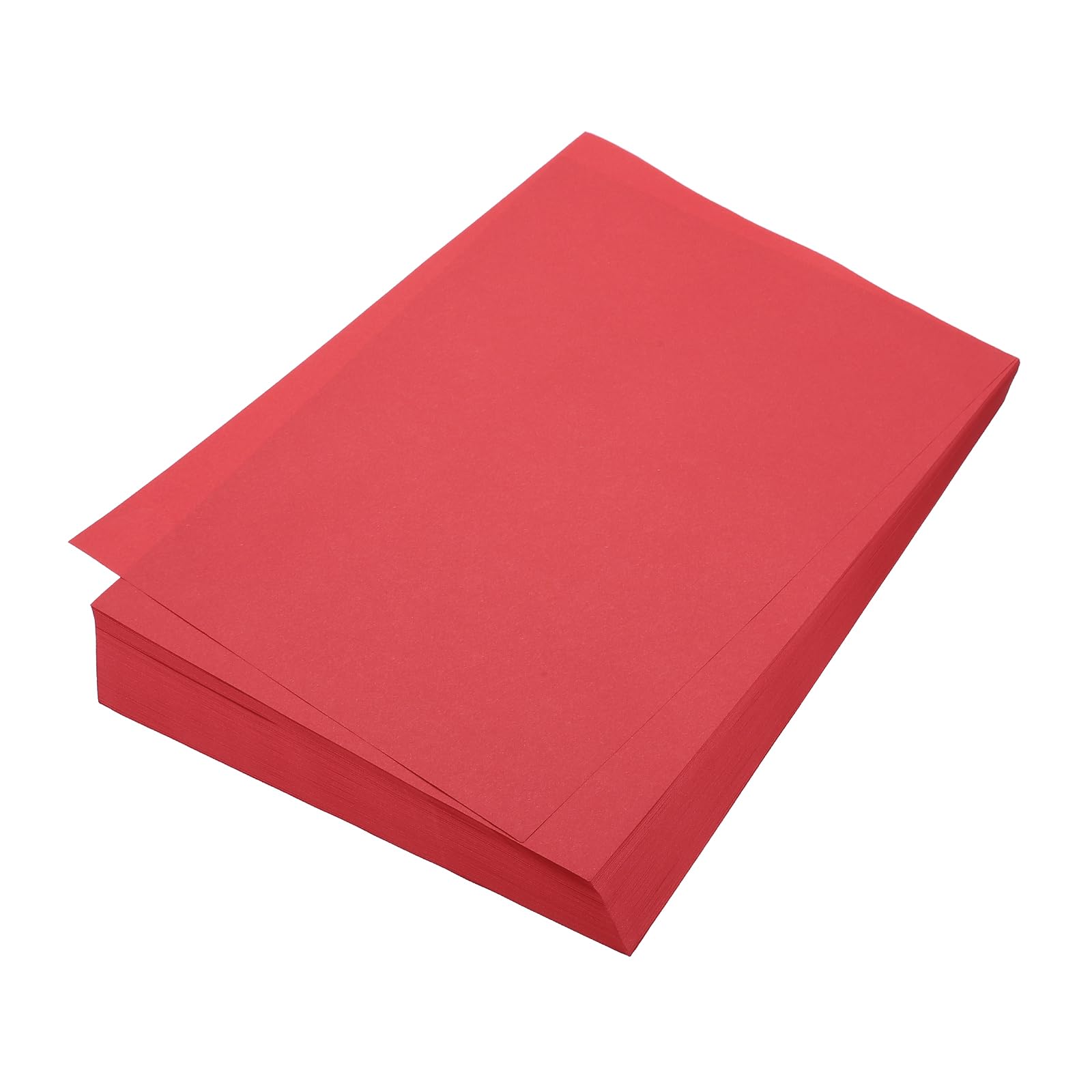sourcing map 100 Sheet Origami Paper Double Sided Red A4