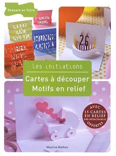 Cartes à découper : Motifs en relief