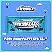 Feastables MrBeast Dark Chocolate with Sea Salt Chocolate Bar, King Size Candy Bar for Adults & Kids, Candy Bars for Snacks, Gifts, & Dessert, Sweet & Creamy Fairtrade Cocoa, 2.1 Oz Each, 10 Count