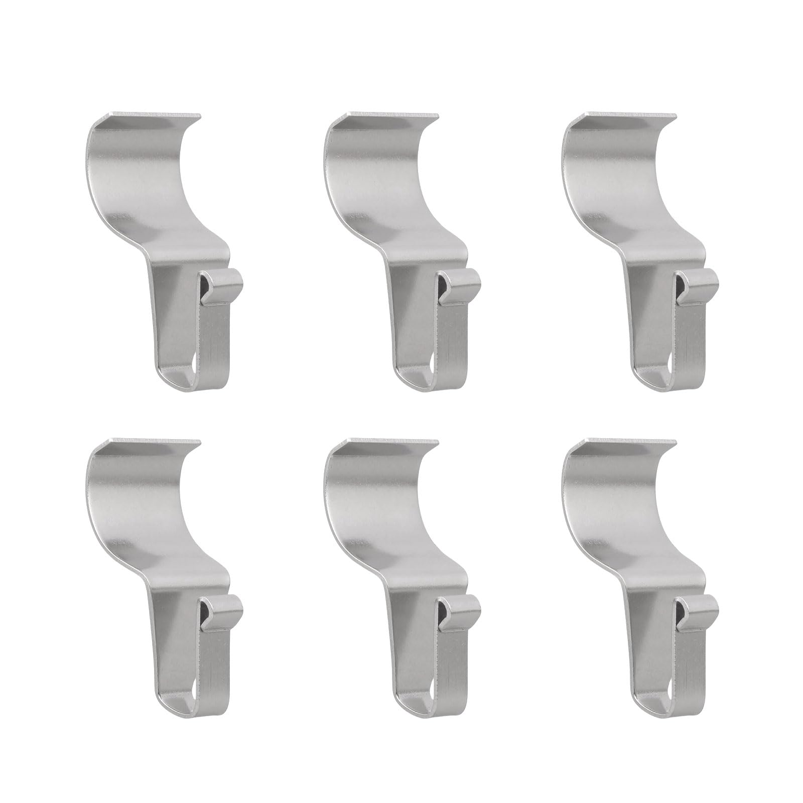 NRVTRE Rustproof Stainless Steel Heavy Duty Wall Hooks for Home and Camping Heavy Load Bearing Hanger for Indoor Outdoor Use Denial Drill Outdoor Hook