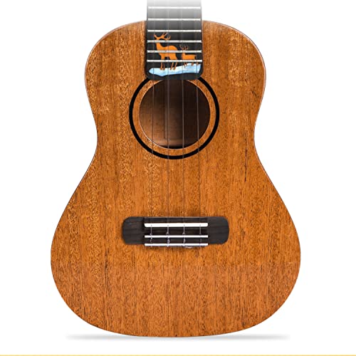 SheIRin Kit ukulélé en Bois d’acajou 23 Pouces avec Sac de Transport Gratuit, Sangle, Jeu de Cordes Aquila, accordeur… - Les Beatles, Paul McCartney, John Lennon, RIngo Starr, George Harrison SheIRin Kit ukulélé en Bois d'acajou 23 Pouces avec Sac de Transport Gratuit, Sangle, Jeu de Cordes Aquila, accordeur… – Image 4