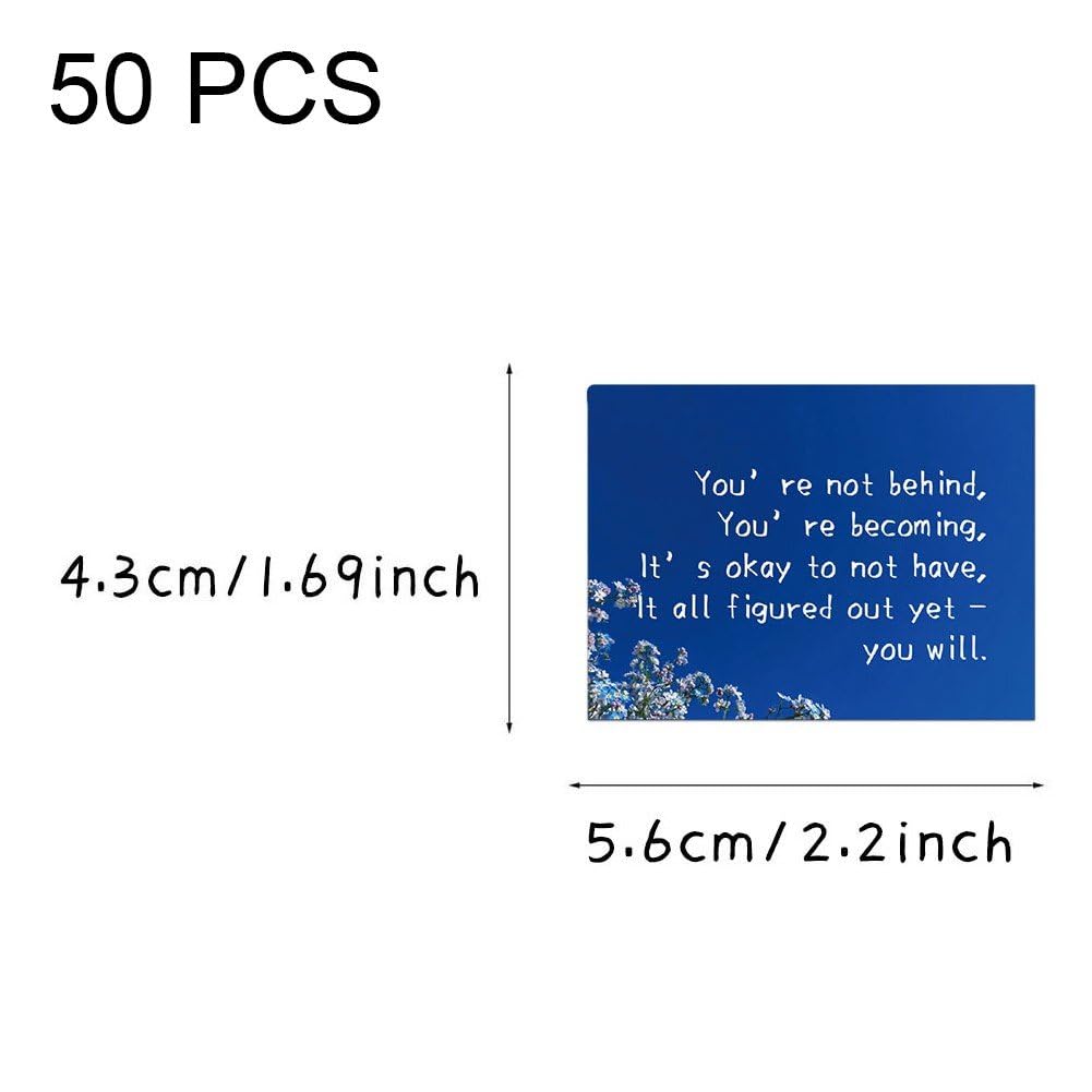 50 szt. motywacyjnych naklejek słownych, wodoodporna naklejka na butelkę, laptop, pamiętnik, album do scrapbookingu, dekoracja powierzchni