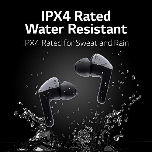 Lg Tone Free Fn6 - Uvnano Kills 99.9% Of Bacteria On Speaker Mesh True Wireless Bluetooth Earbuds With Meridian Sound, Dual Microphone, Iphone And Android Compatible, Wireless, Fast Charging, Black #TOP6