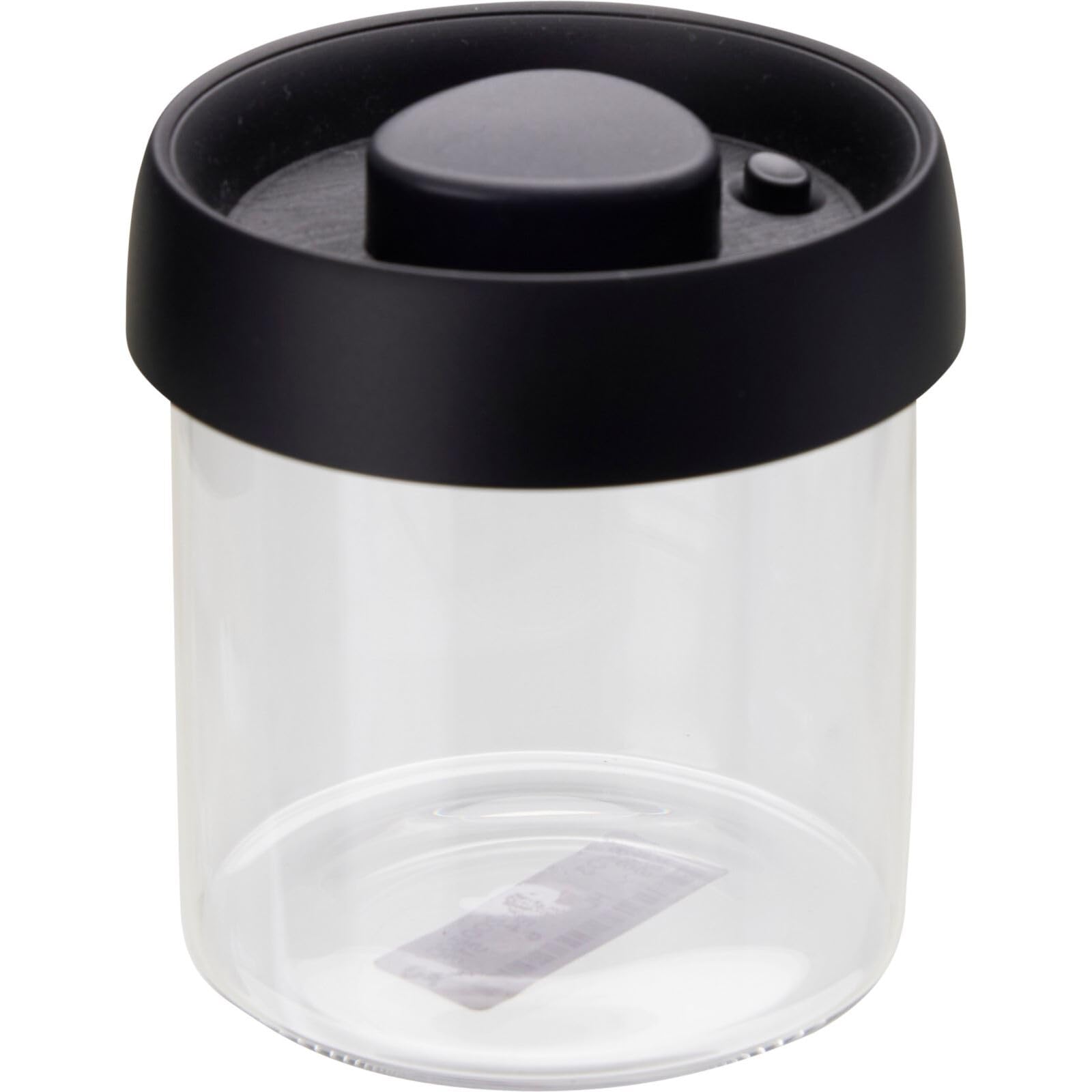 Carousel Home 500ml Glass Storage Jar with Vacuum Pump | 11x10cm Food Storage Container with Airtight Lid for Kitchen Storage | Glass Jar with Lid