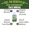 Ultra High Purity Trace Minerals Liquid Drops for Water. Ionic Plant Based Fulvic Trace Mineral Drop Supplement + Magnesium. Replenishes Natural Minerals, Electrolytes + Optimal pH Levels