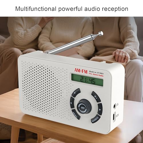 Radio portátil Zopsc AM FM SW con pantalla LED miniatura 6