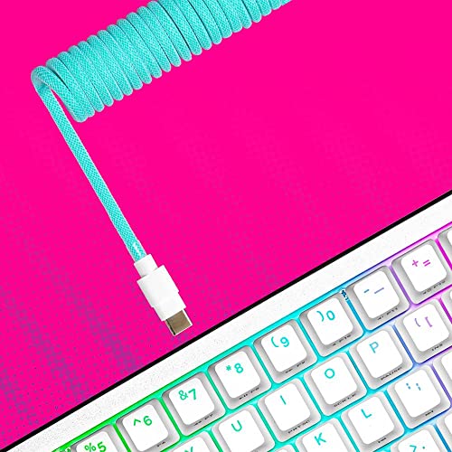 COOLER MASTER Câble de clavier Coiled Cable USB Type A Type C / 1 5m - vue 7