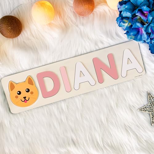Zuzu Puzzle Custom 0 1 2 3 Years Old Handmade Name Puzzle thumb #5