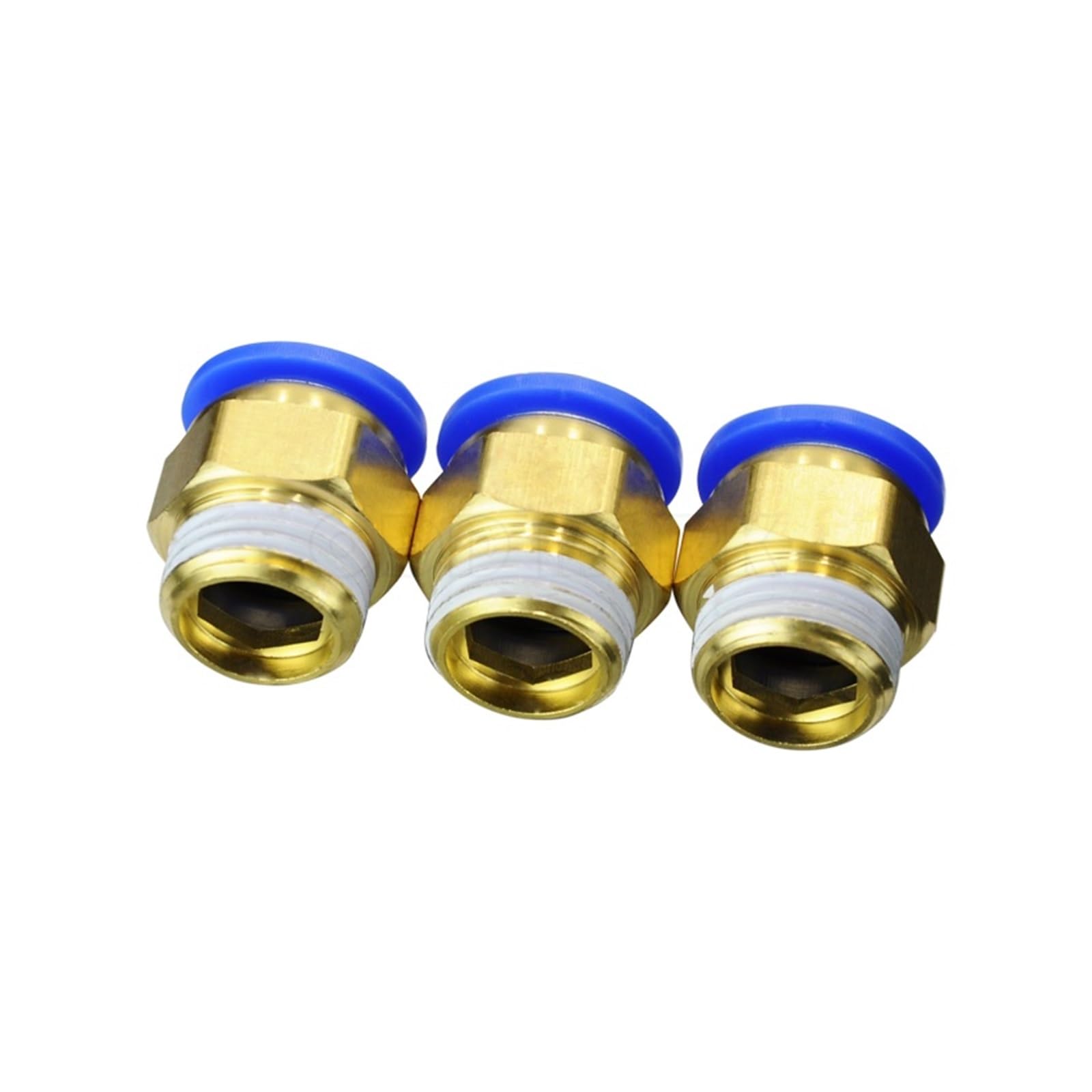 10pcs BSPT PC16-04,16mm to 1/2' Pneumatic Connectors Male Straight one-Touch Fittings