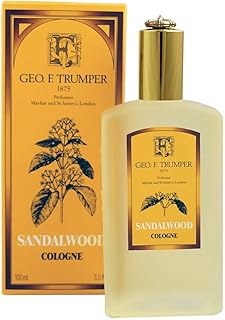 Geo F Trumper Sandalwood Spray Eau de Cologne for Men (100ml/3.3floz) Complex, Masculine Scent with Sensual Woody Warm Sandalwood, Amber & Patchouli