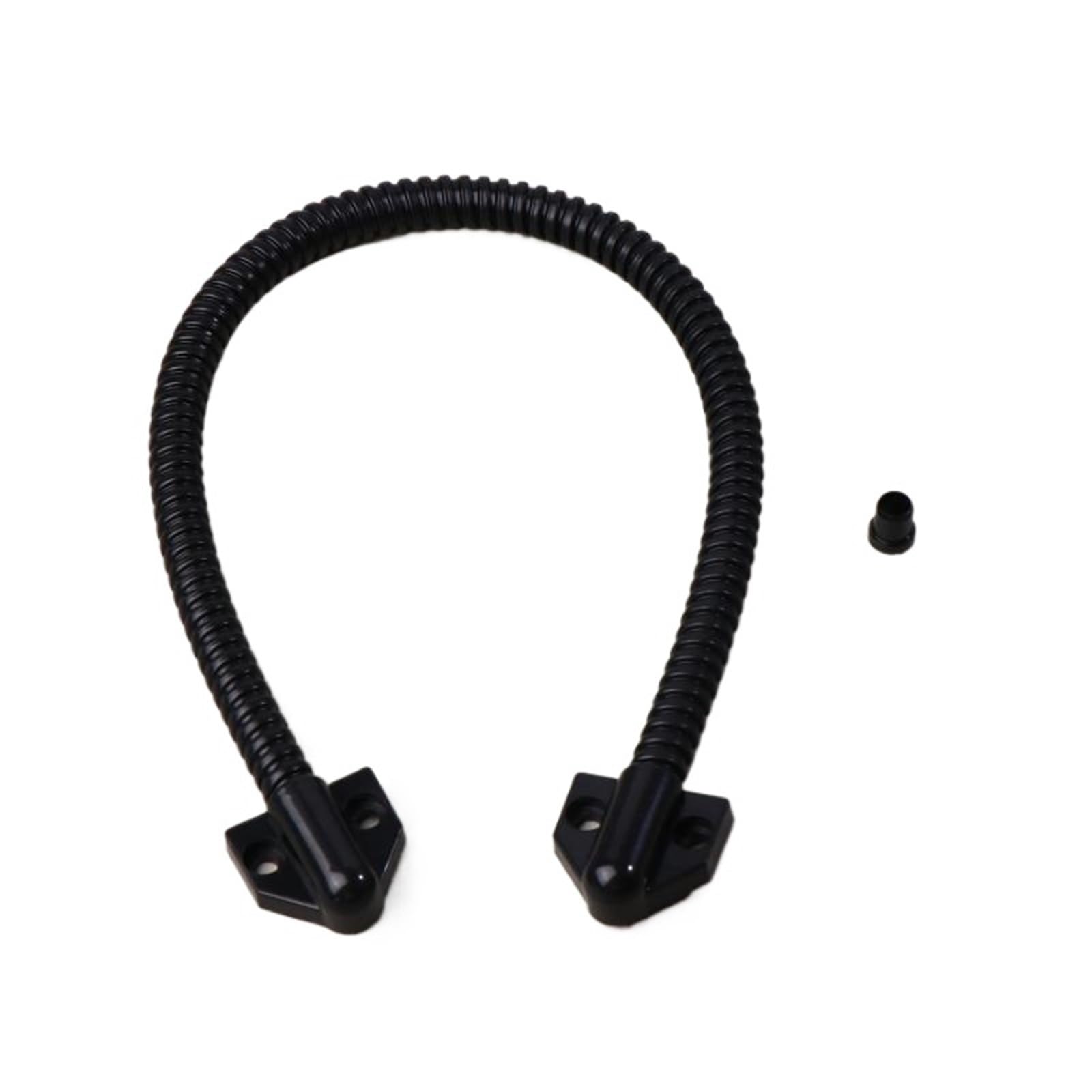 Door Cable Protector 10Pcs Door and Window Anti-Pinch Wire Loop Access Control Cable Exposed Mounting Protector(Black)