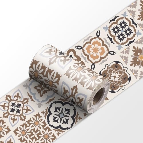 Dostear Cenefa Adhesiva Cocina Para Pared Vinilos Baño Decoración de Pared YX166 10cm X 240cm