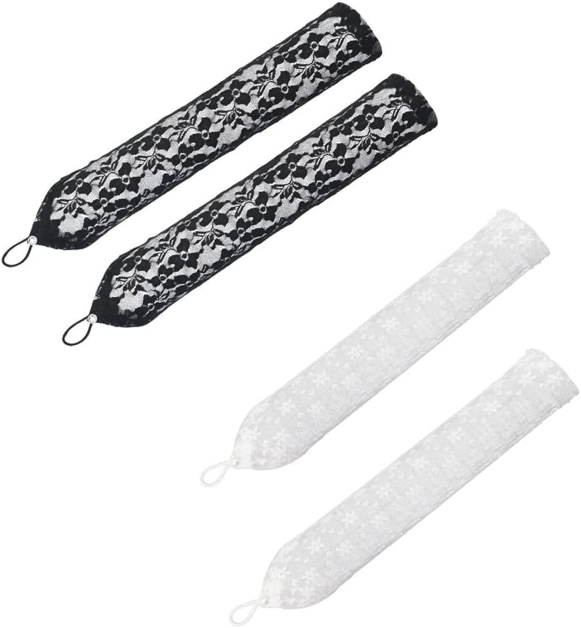 Elegant Lace Flower Party Gloves for Women Breathable Flexible Finger Hook Design Arm Sleeves for Evening Formal