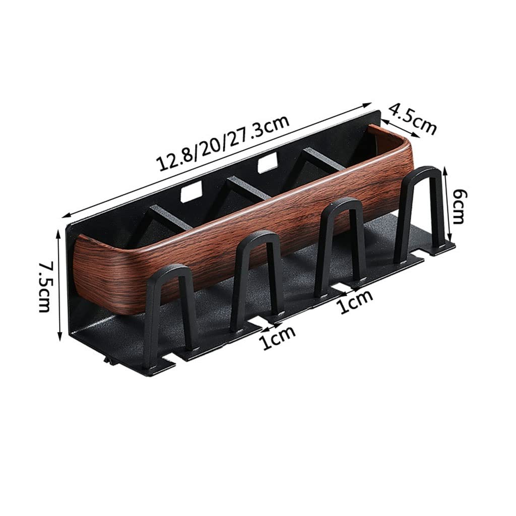 Estante para Cepillos de Dientes Porta di spazzolino da Denti a Muro a Parete Porta del Camino Multifunzionale Porta dentano con Accessori for Ganci con Accessori for Ganci(L)