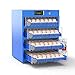 Eggs Incubator for Hatching Eggs, Automatic Egg Turning and Humidity Control, Automatic Water Adding, Egg Candler, Poultry Egg Incubators for Chicken Duck Goose Pigeon Quail (Blue, 256 Eggs)
