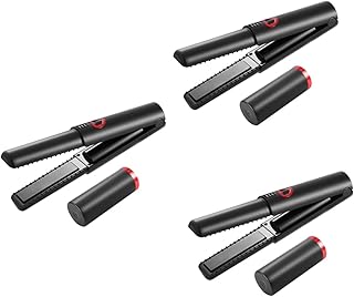 FOMIYES 3 Pçs USB Alisador De Cabelo Alisador De Calor Elétrico Alisador De Cabelo Alisador De Cabelo Para Cabelos Curtos Alisador De Carregamento USB Liga Ferramenta De Cabeleireiro