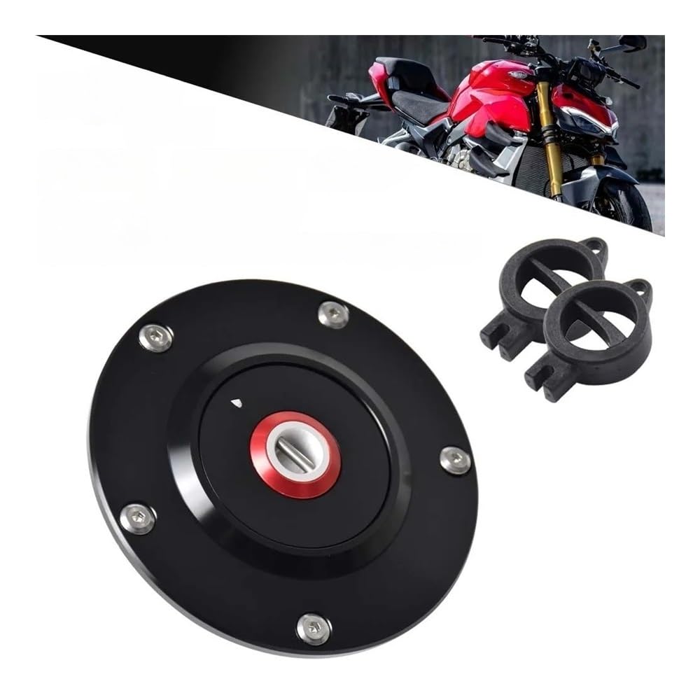 Tappo carburante moto Per st&reetfi&ghter V2 2022-2024 V4/S/SP 2020-2024 Tappo Serbatoio Carburante Coperchio Benzina Bloccabile Per Moto Parti Di Ricambio