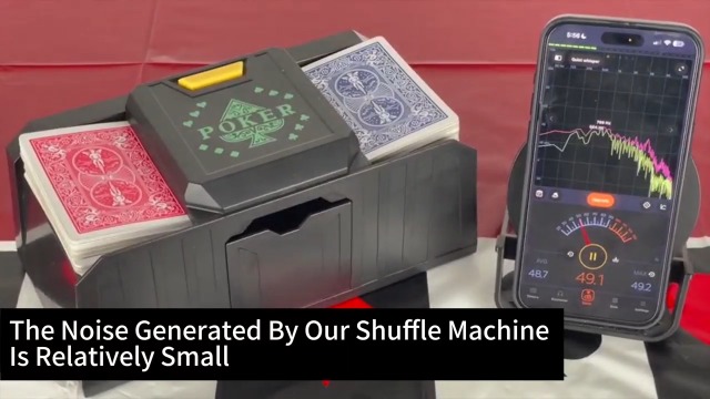 HOTUT Mescolatore Carte Elettrico Ricaricabile USB - Per 1-2 Mazzi, Modalità Auto E Manuale