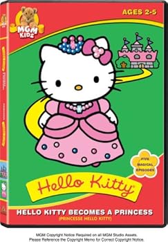 DVD Hello Kitty:becomes A Princess Book